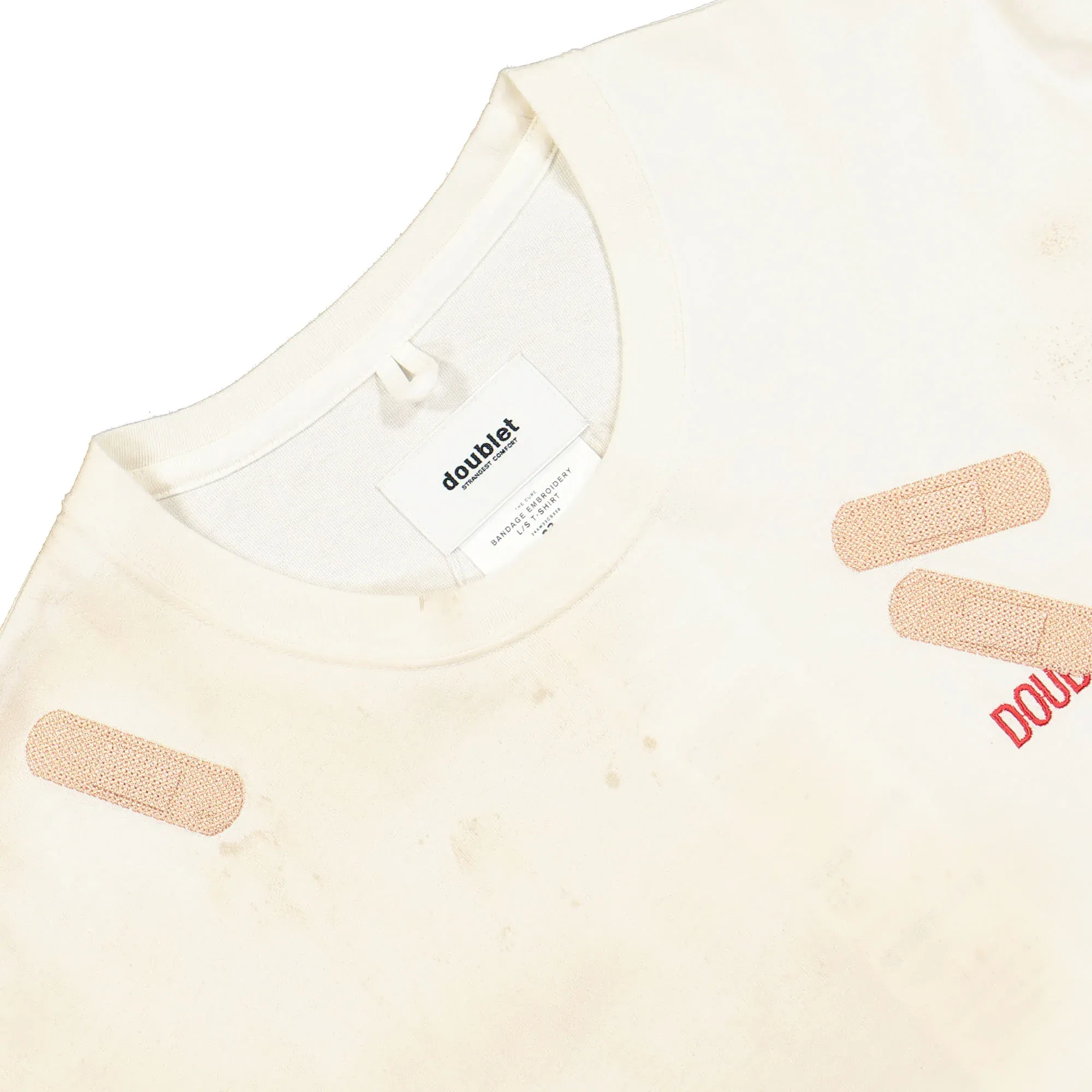 Bandage Embroidery Long Sleeve T-Shirt - Image 3