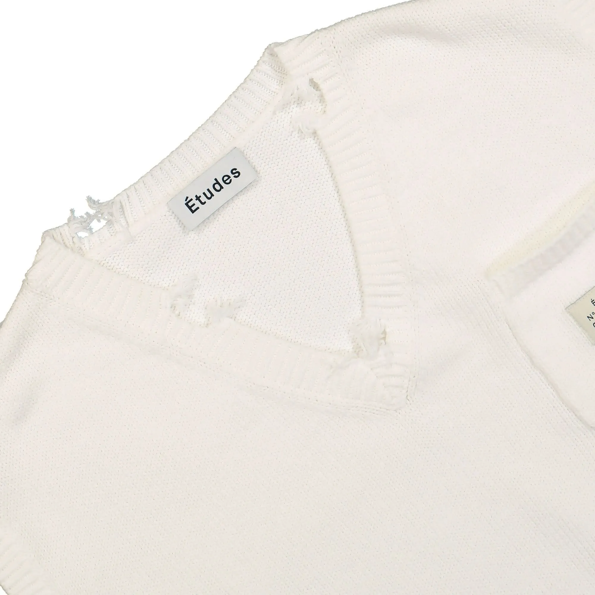 Instant Destroy Sleeveless V Neck Sweater - Image 3